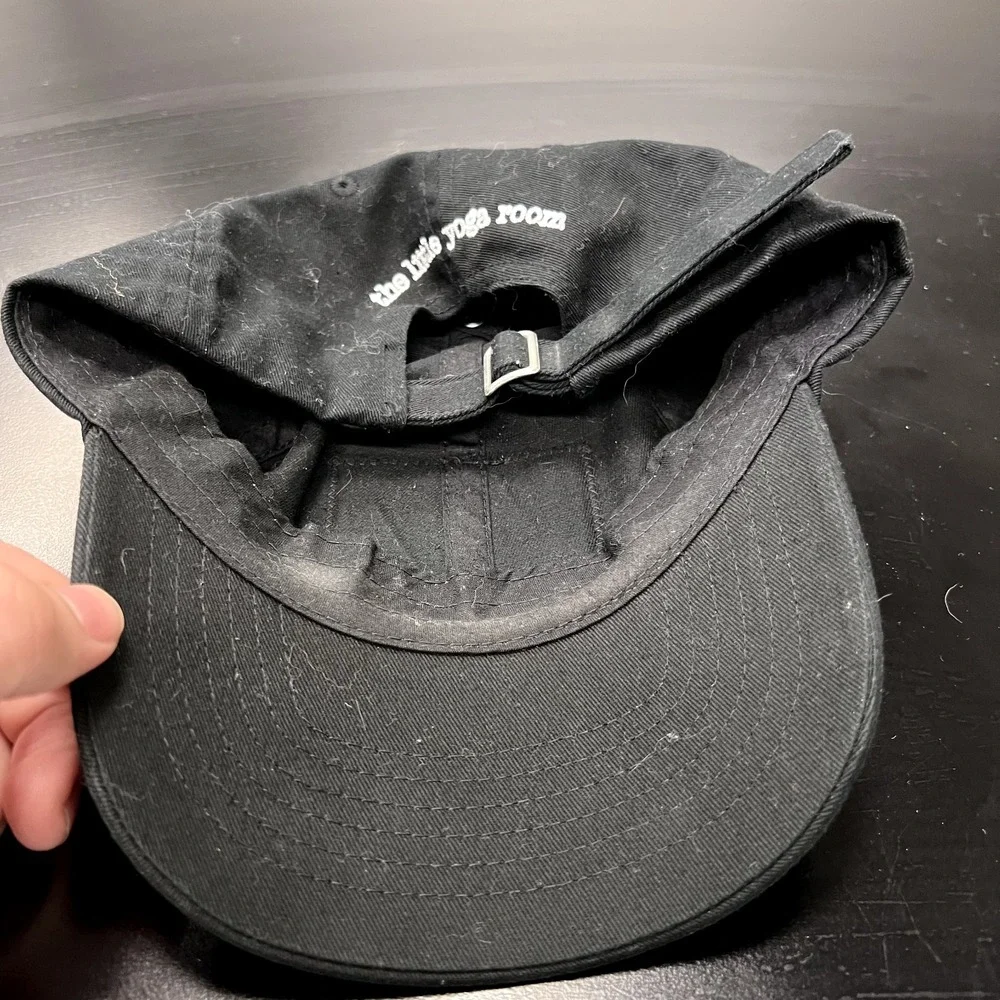 Good Vibes Hat Cap Strap Back Black with Rainbow‎ Dad Unstructured Adjustable
